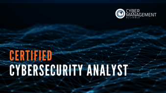 Certified Cybersecurity Analyst